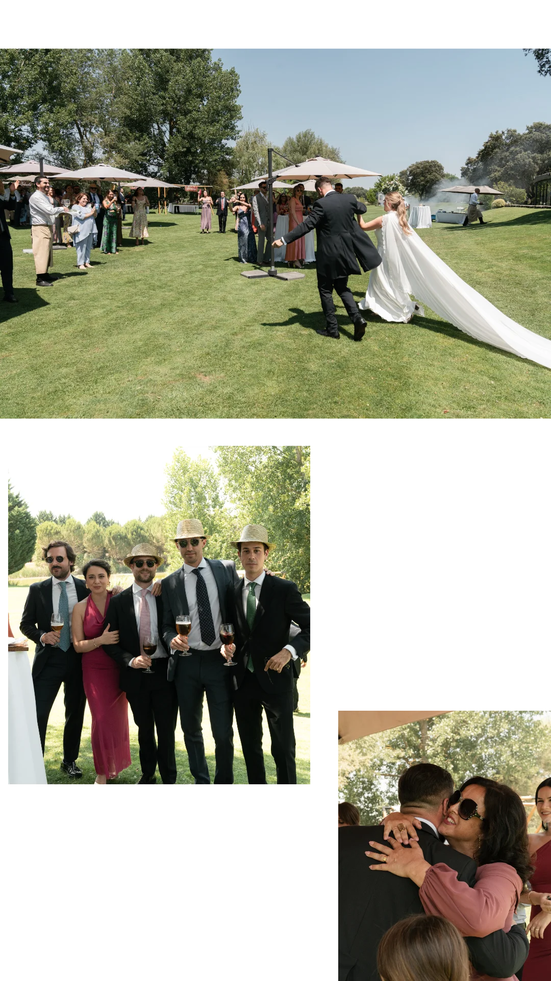 esión de pareja editorial en el Lago de Maíto — Valladolid.