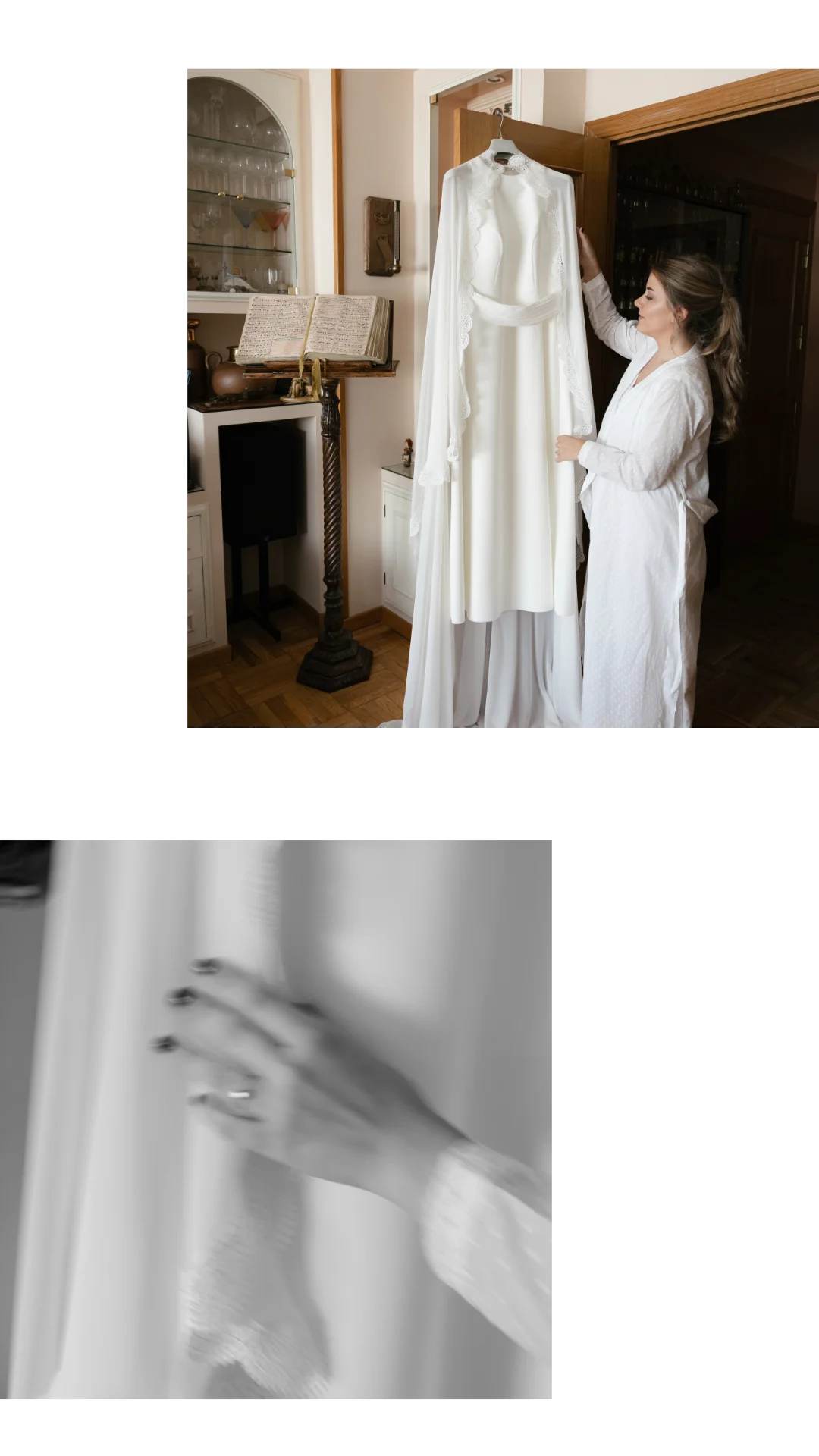 Preparativos de la novia — boda en Valladolid, Lago de Maíto