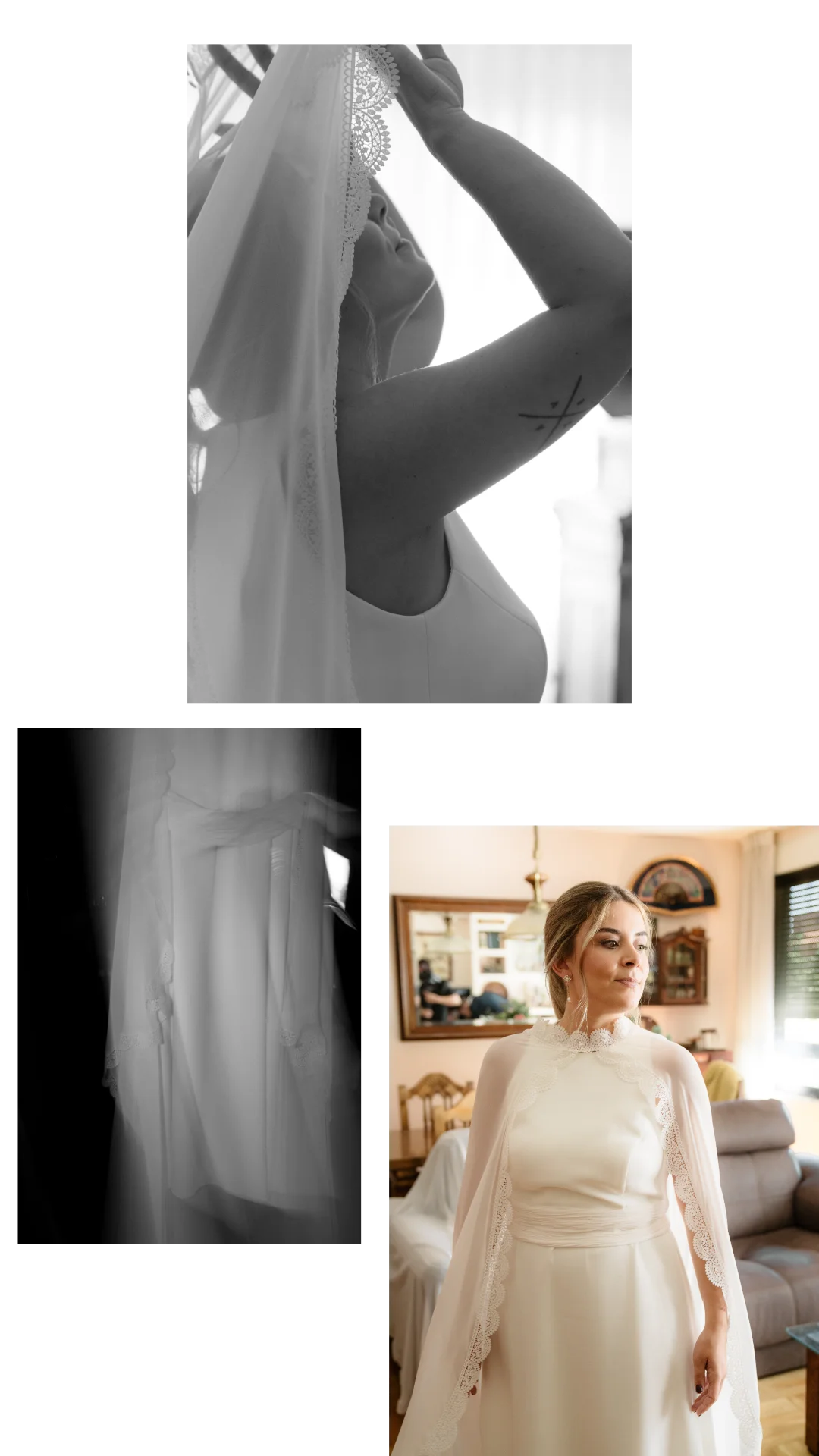 Preparativos de la novia — boda en Valladolid, Lago de Maíto