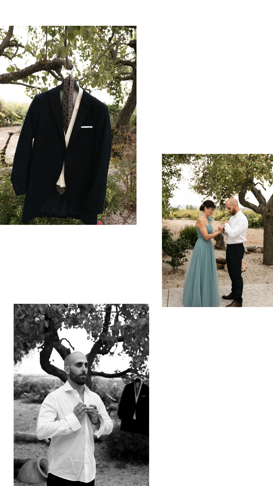 Preparativos de la novia en La Leyenda — boda en Mucientes (Valladolid).