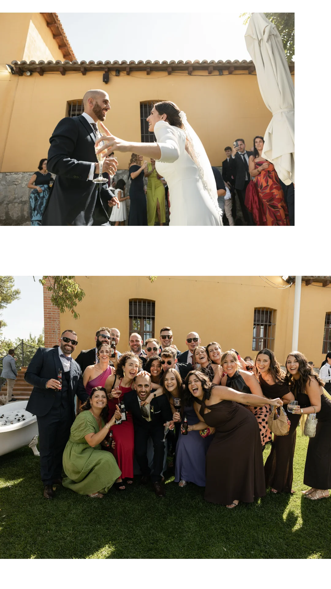 Cóctel y banquete en La Leyenda — boda en Valladolid.