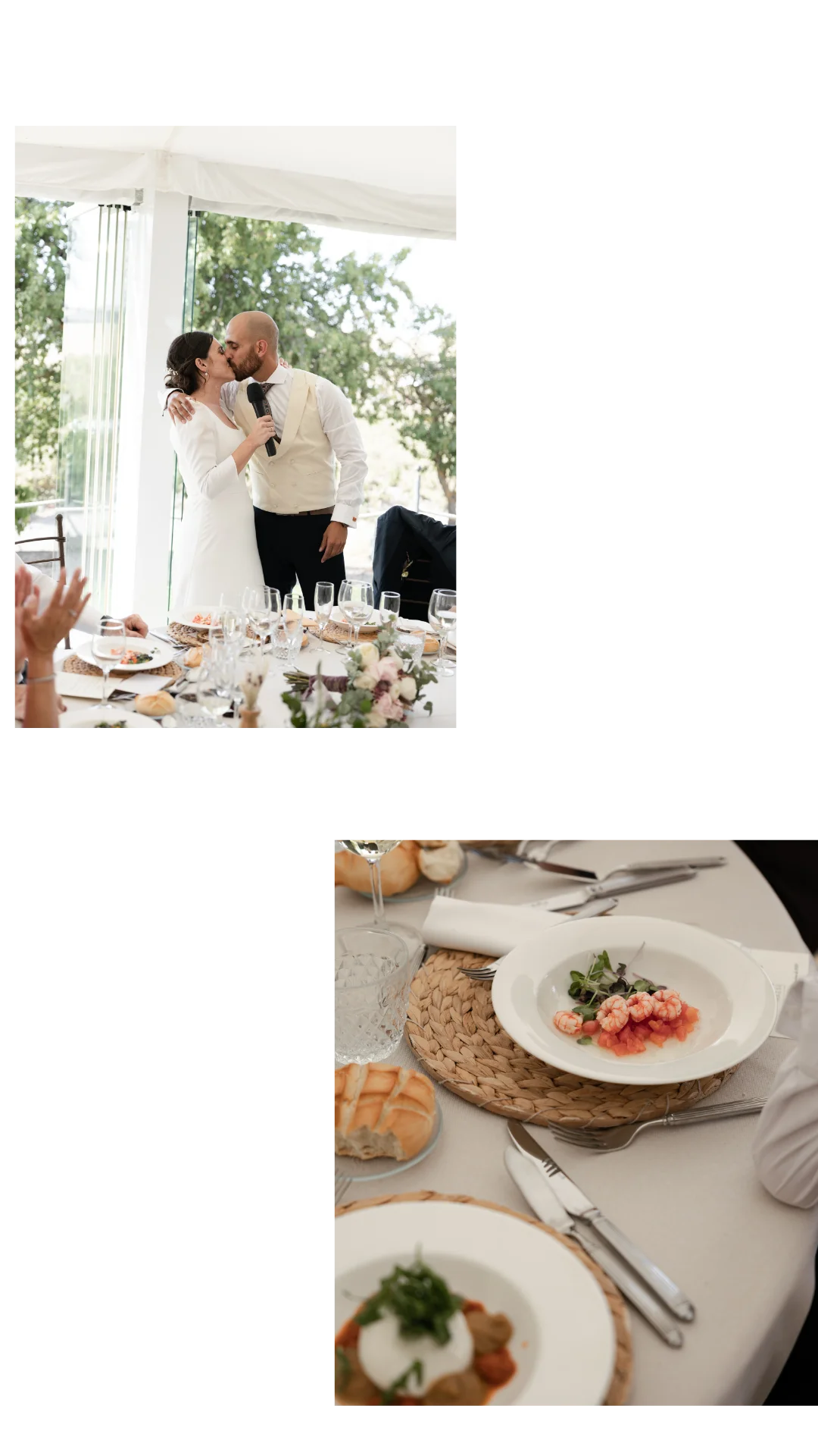 Cóctel y banquete en La Leyenda — boda en Valladolid.