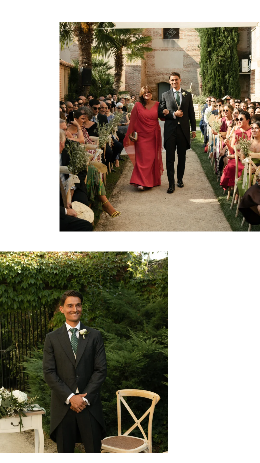 Ceremonia en el Balneario de Olmedo — boda en Valladolid.