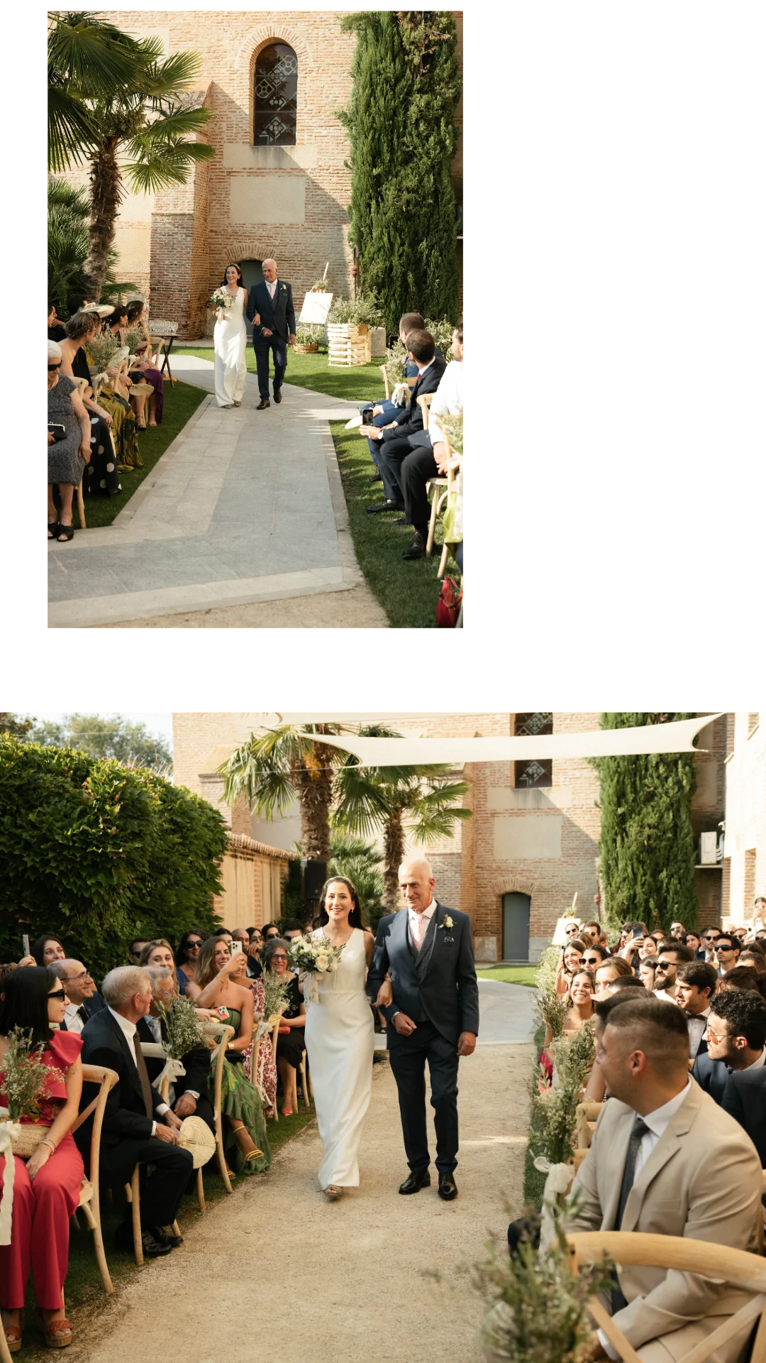 Ceremonia en el Balneario de Olmedo — boda en Valladolid.