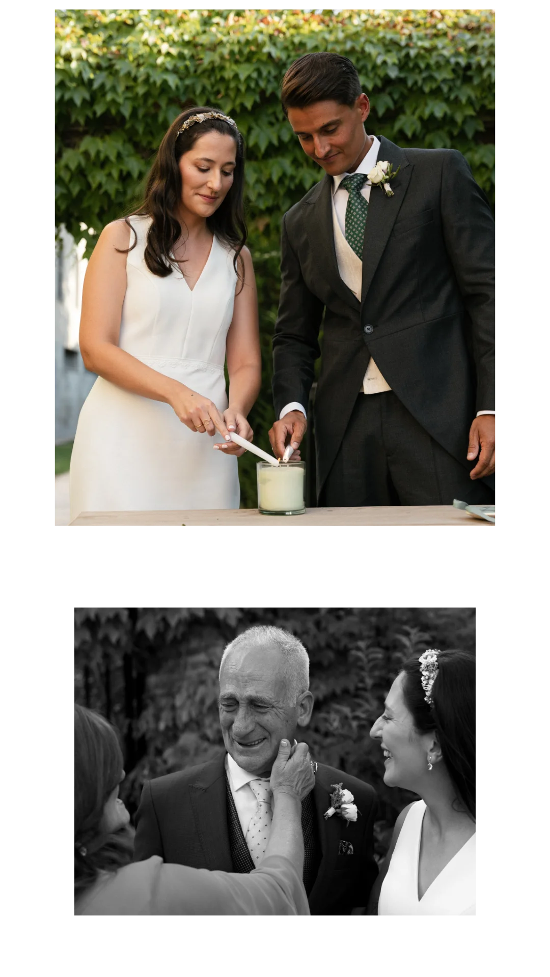 Ceremonia en el Balneario de Olmedo — boda en Valladolid.