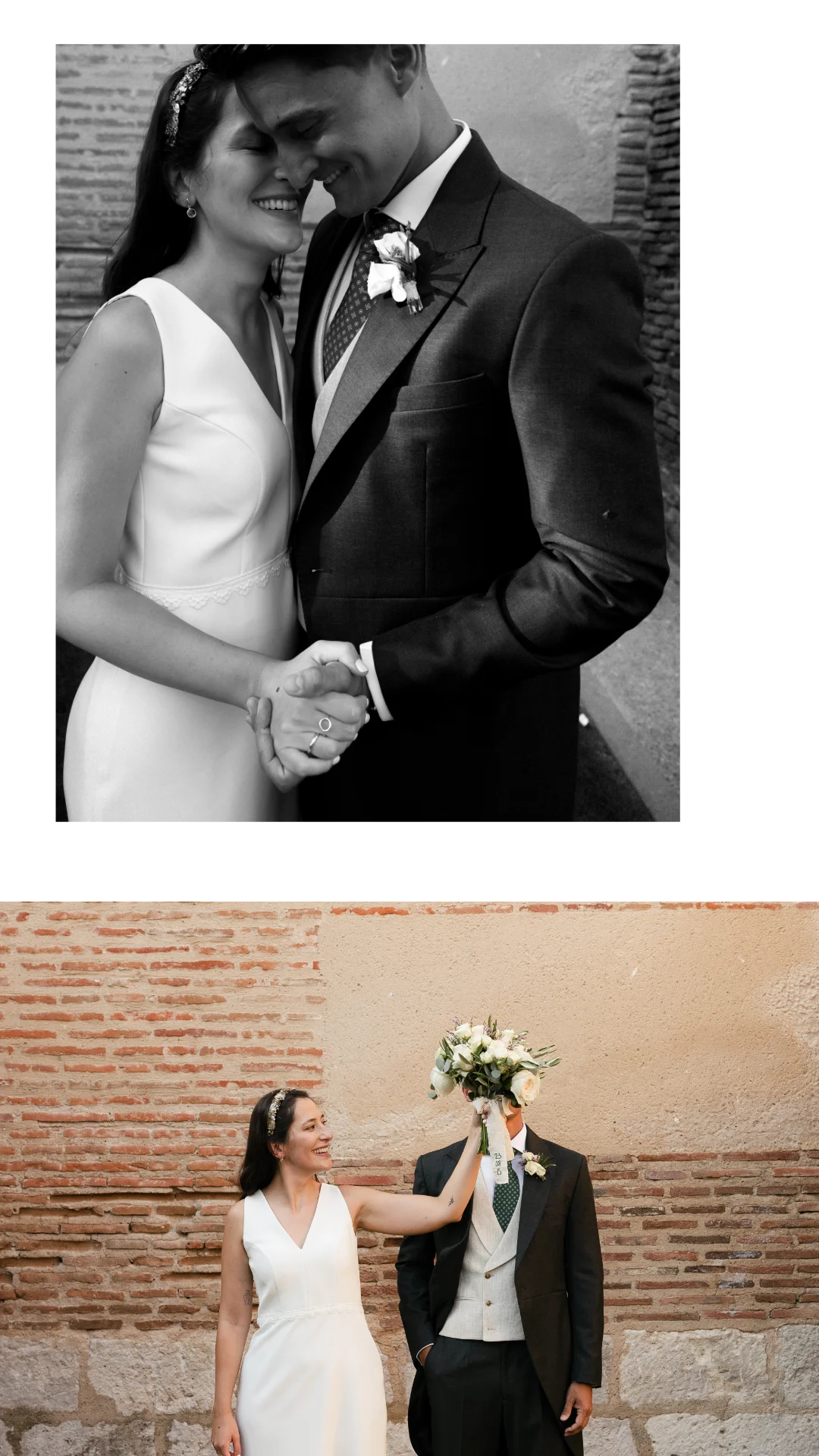 Sesión de pareja editorial en los jardines del Balneario de Olmedo.