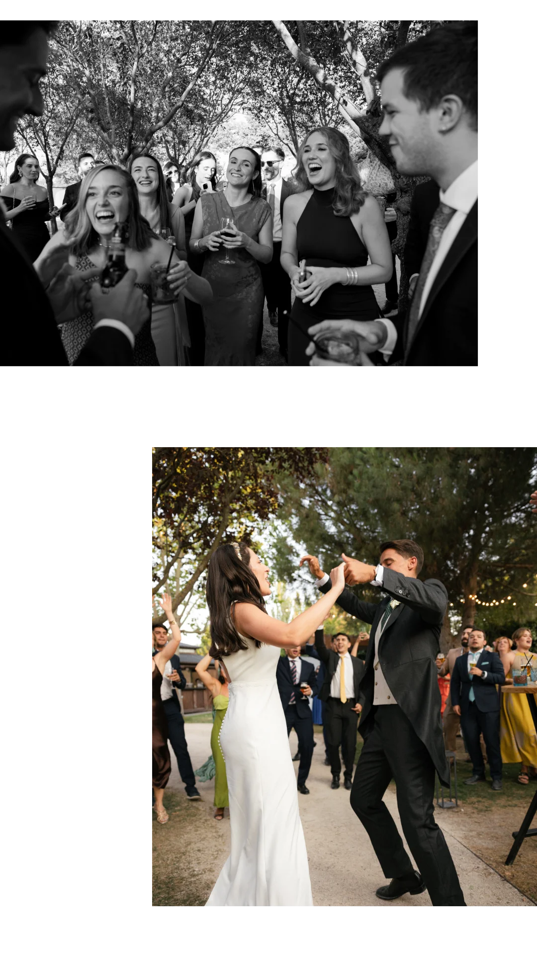 Cóctel y banquete en el Balneario de Olmedo — boda de lujo en Valladolid.