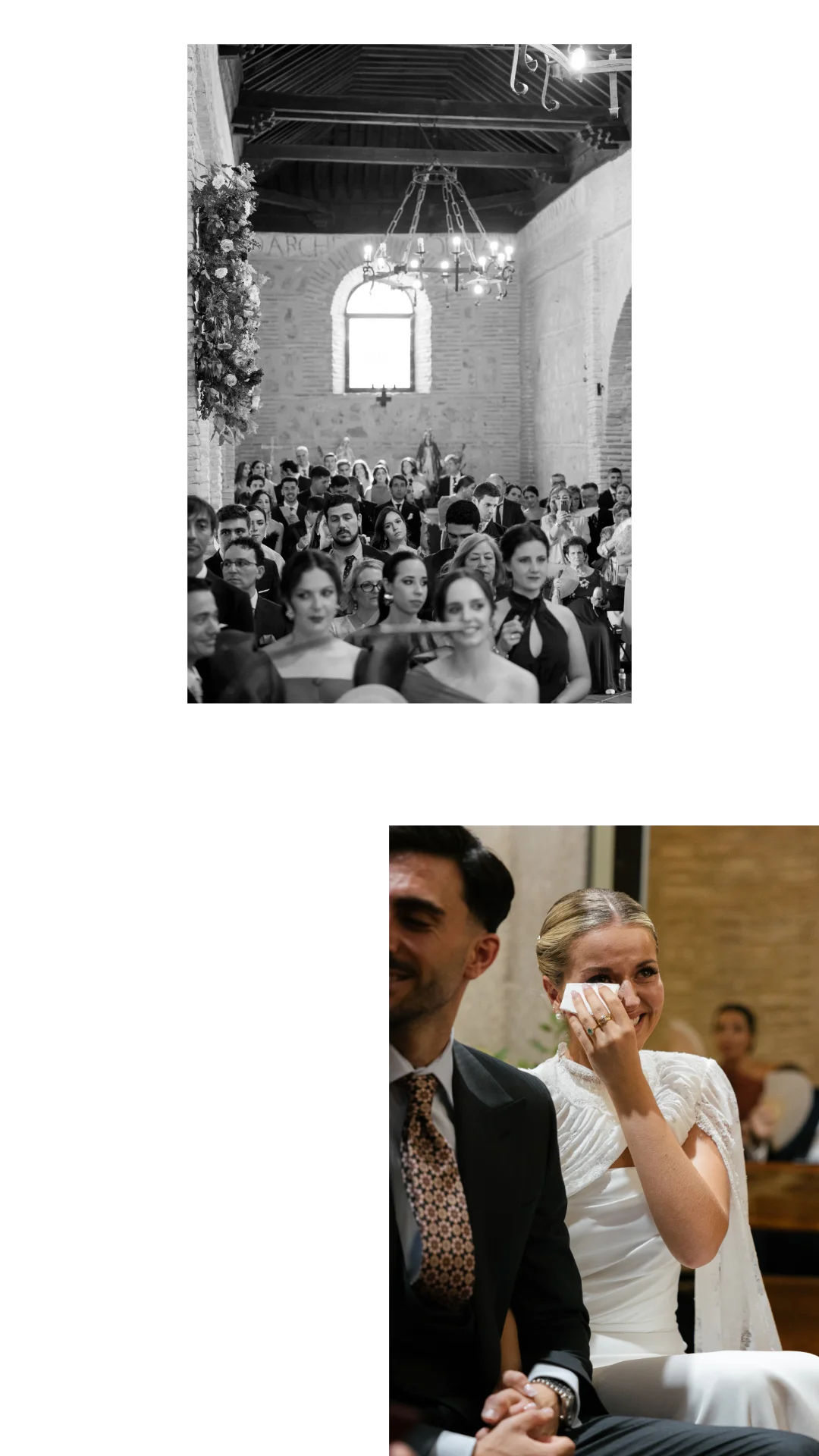 Ceremonia en Los Lavaderos de Rojas — boda en Toledo.