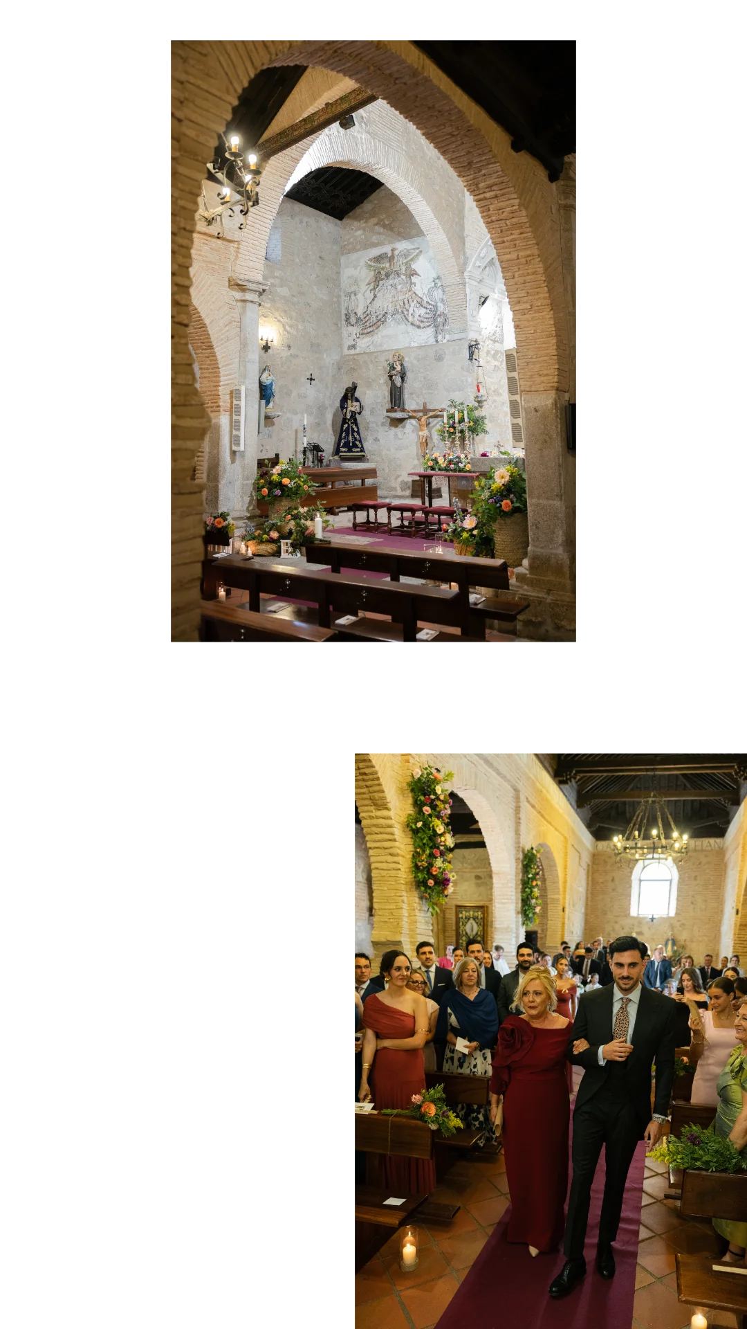 Ceremonia en Los Lavaderos de Rojas — boda en Toledo.