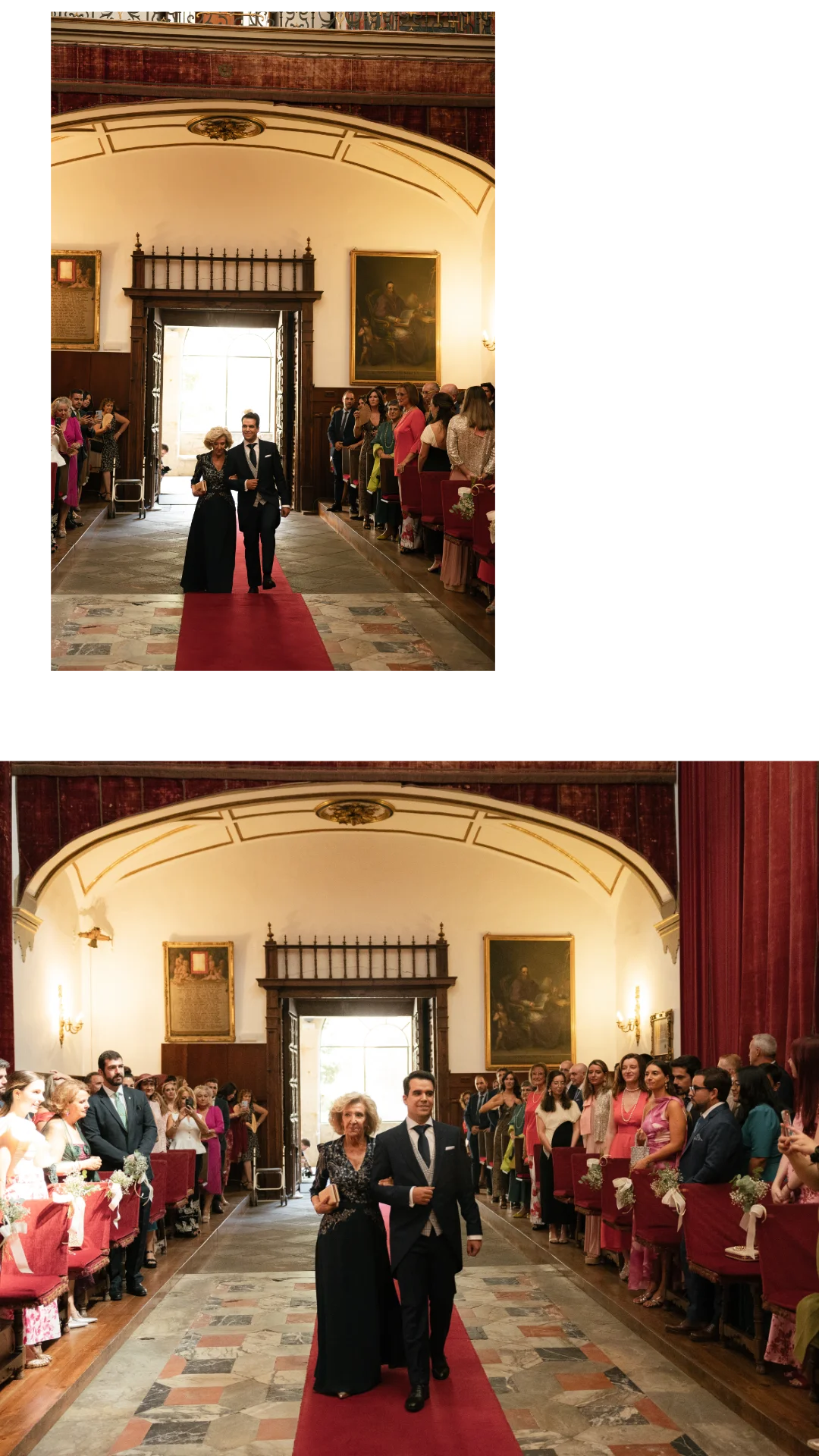Boda en Salamanca 12 Ceremonia en la capilla de la Universidad de Salamanca — Cristina & Alex.