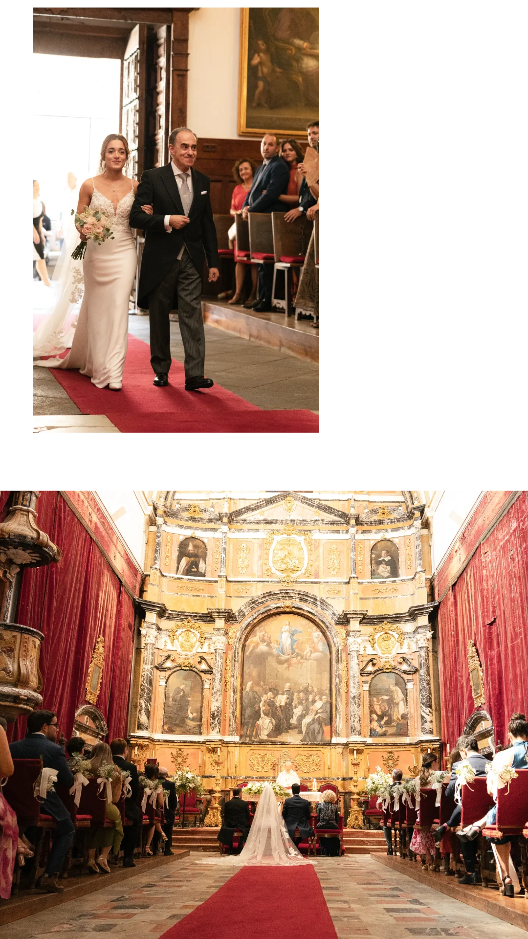 Boda en Salamanca 14 Ceremonia en la capilla de la Universidad de Salamanca — Cristina & Alex.