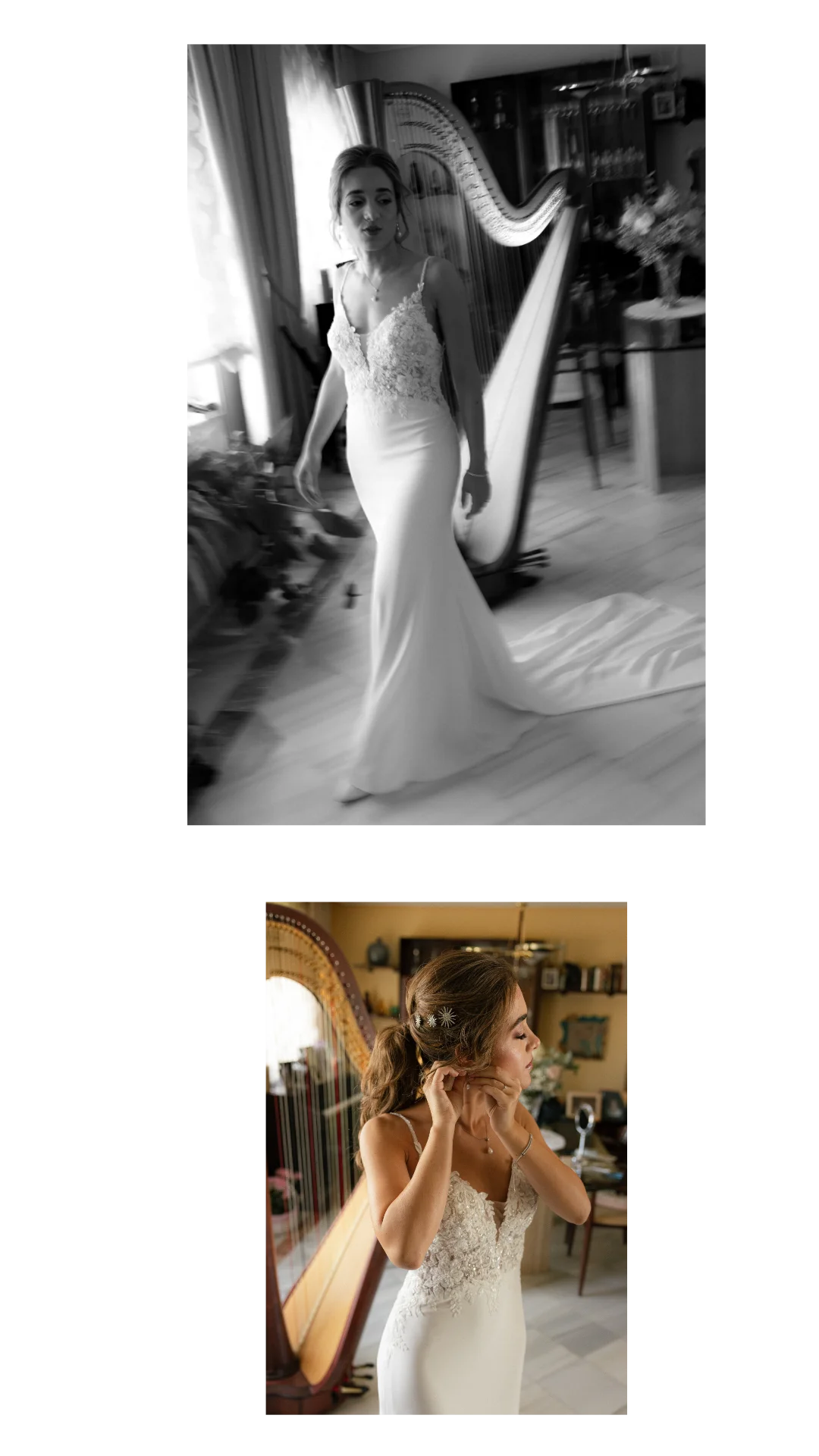 Boda en Salamanca 7 Novia vistiéndose en los preparativos — boda en Salamanca.