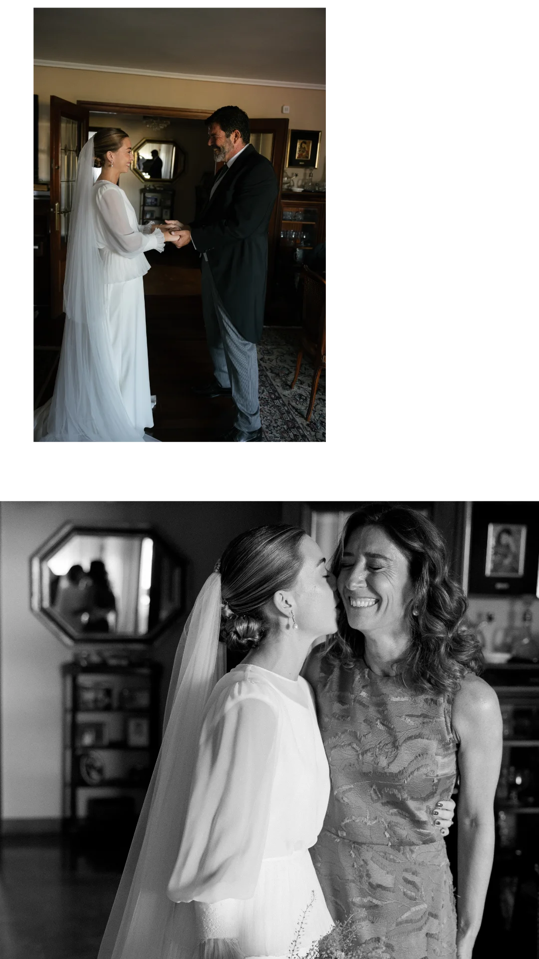 Preparativos de la novia — boda en Santander.