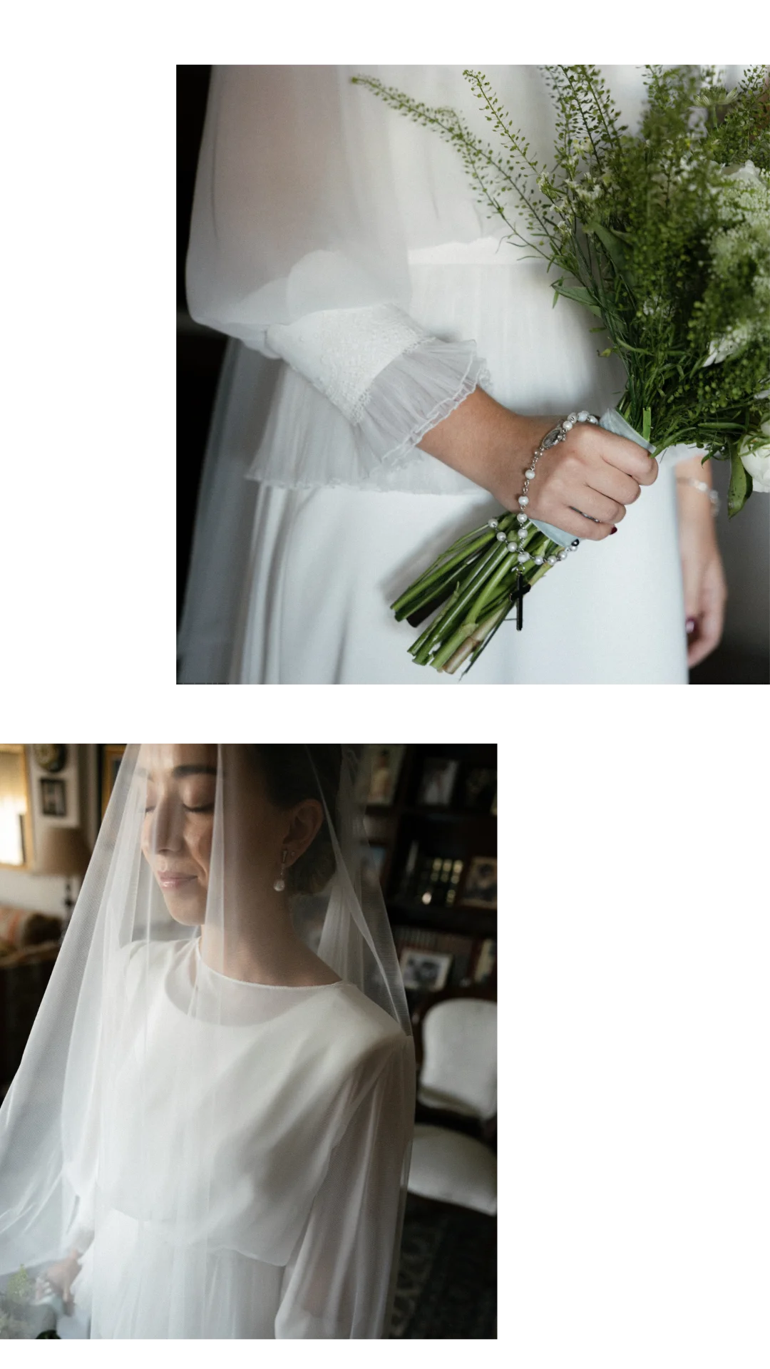 Preparativos de la novia — boda en Santander.