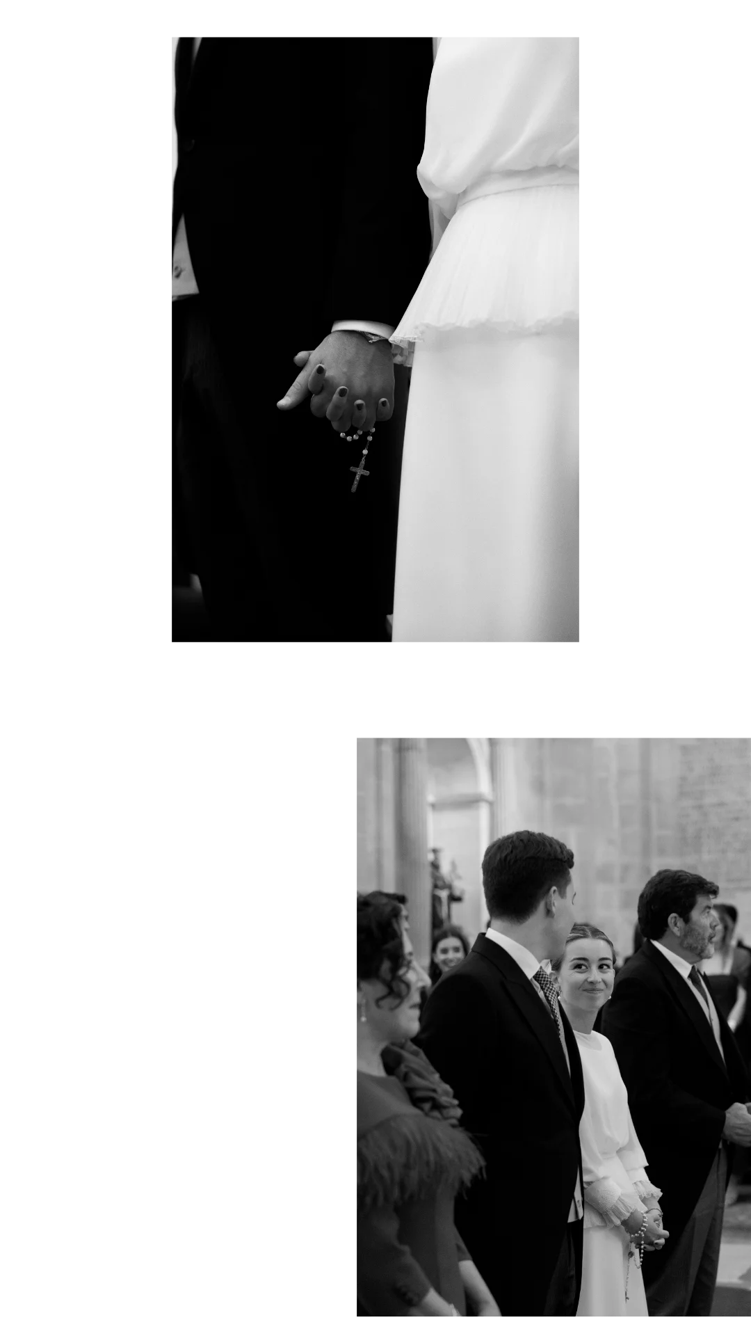 Ceremonia religiosa en Santander — boda católica.