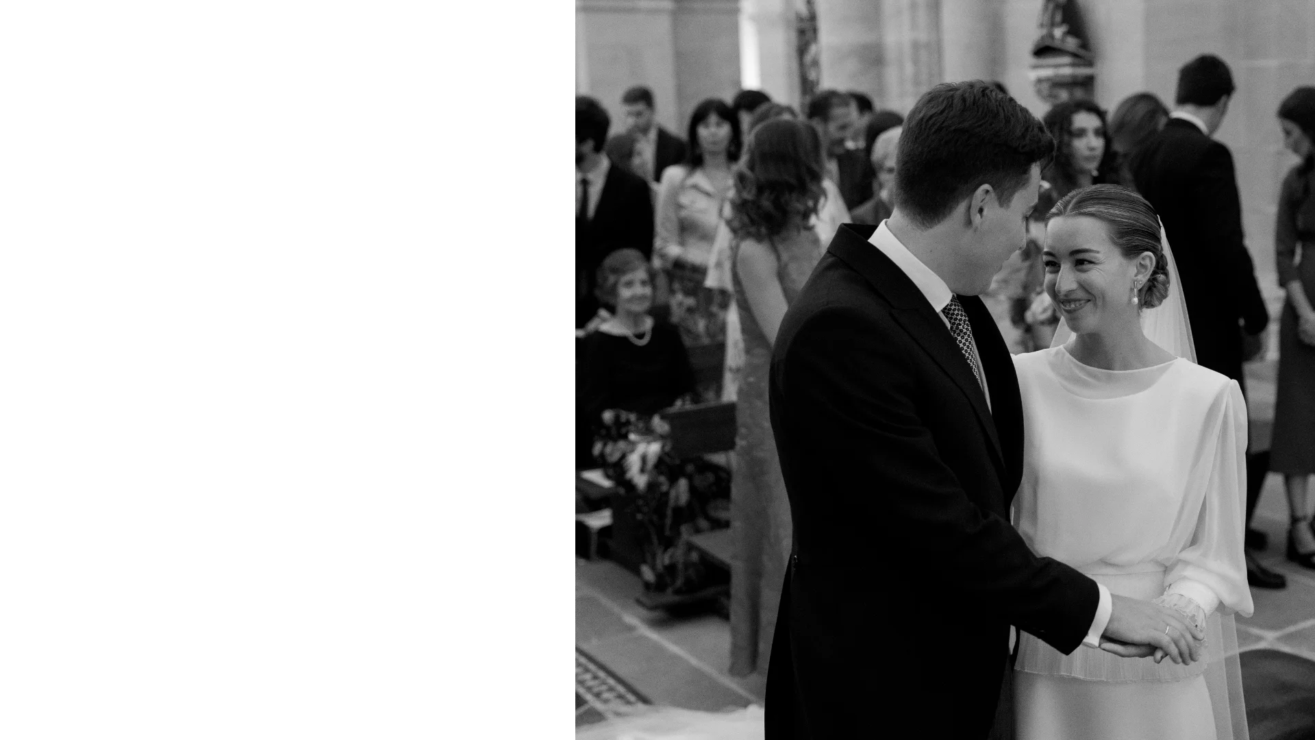 Ceremonia religiosa en Santander — boda católica.