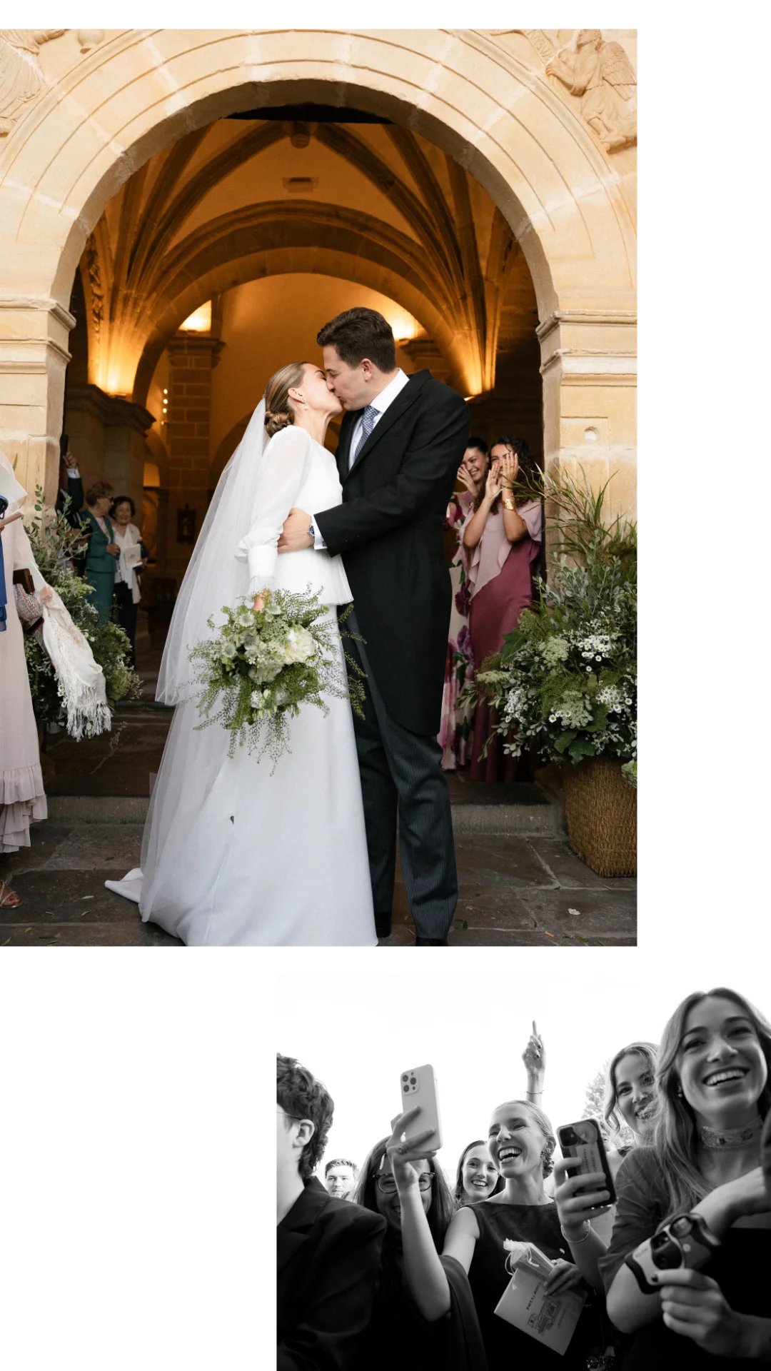 Ceremonia religiosa en Santander — boda católica.
