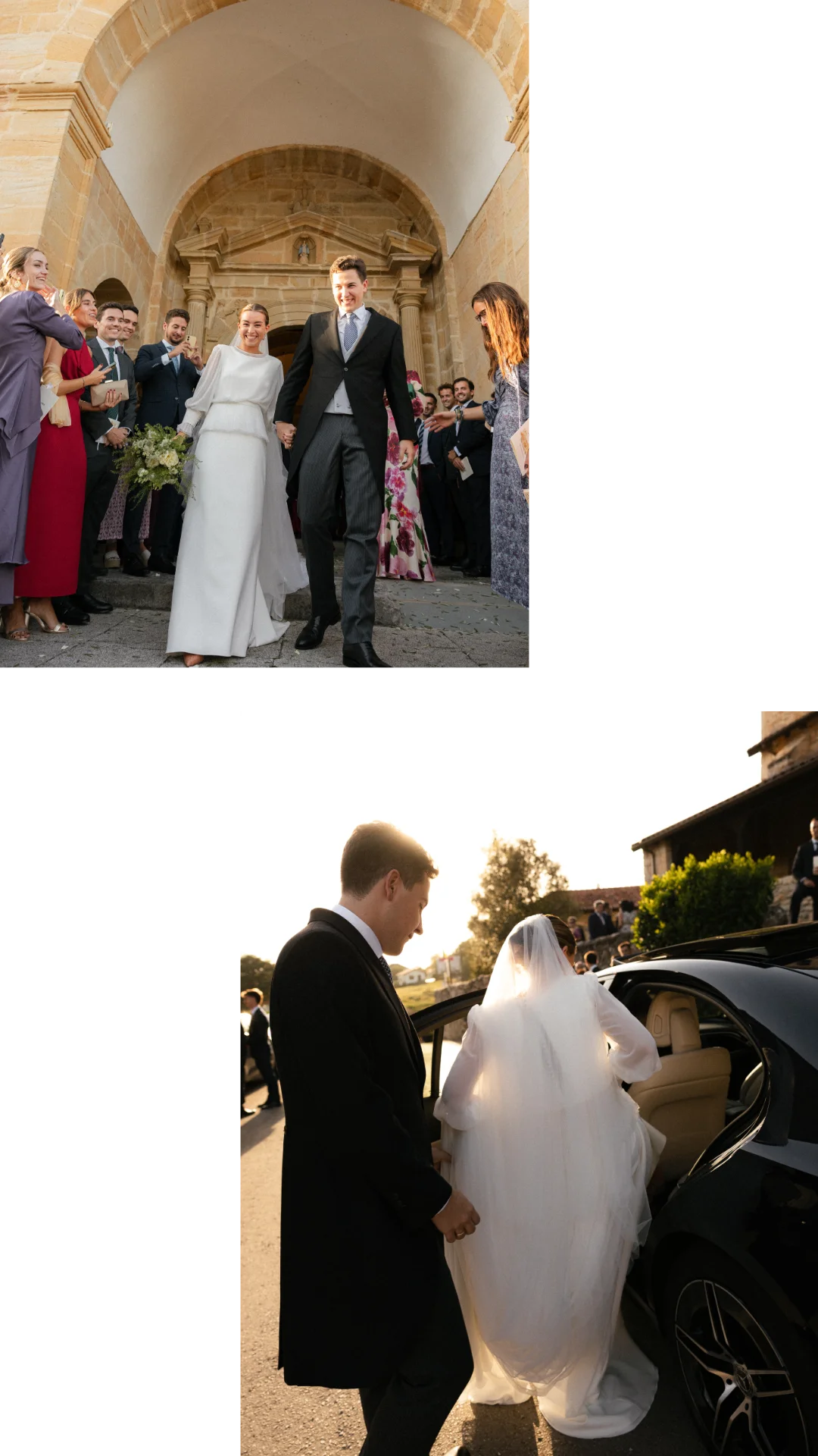 Ceremonia religiosa en Santander — boda católica.