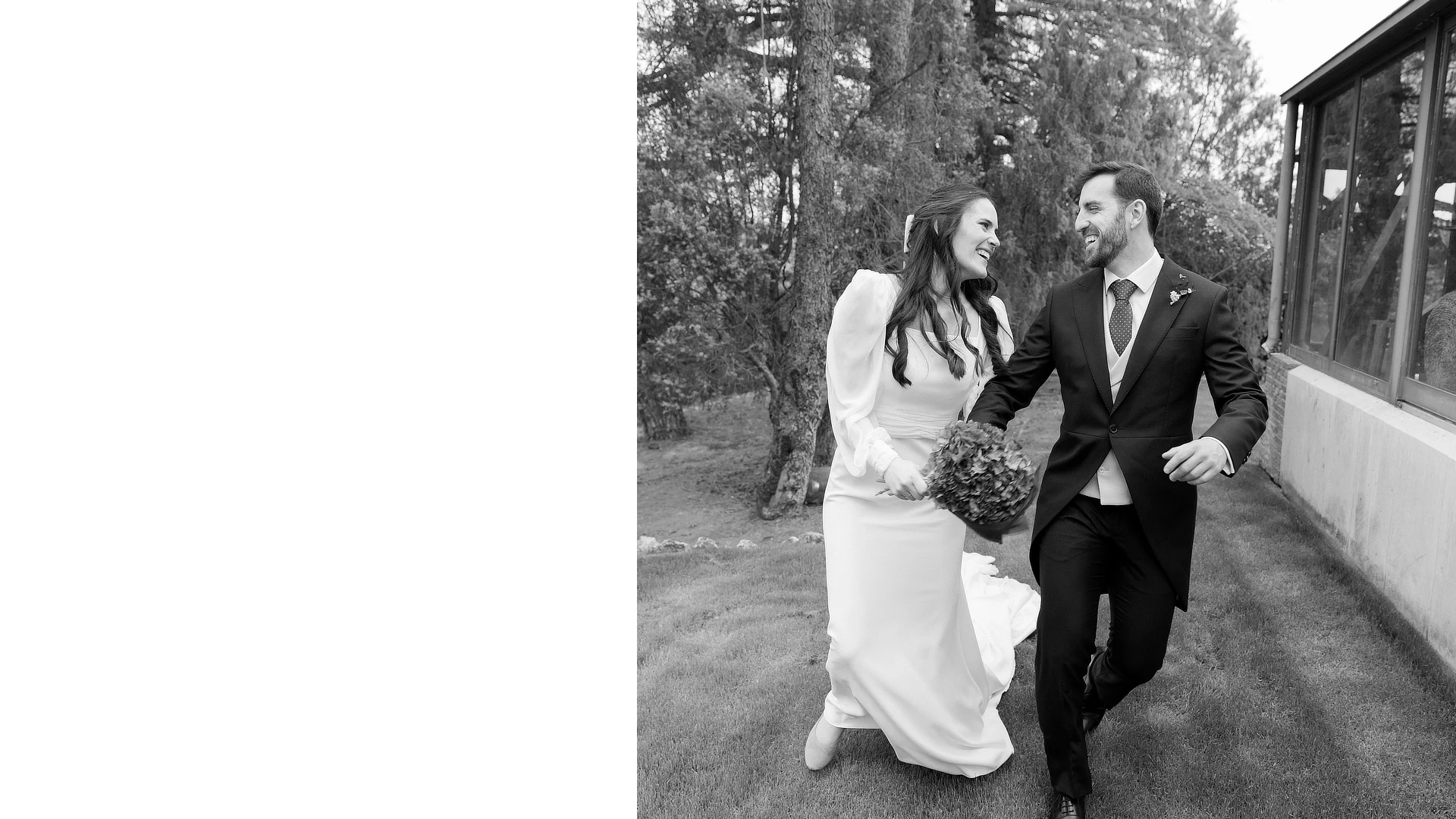 Sesión de pareja en boda en la Sierra de Madrid
