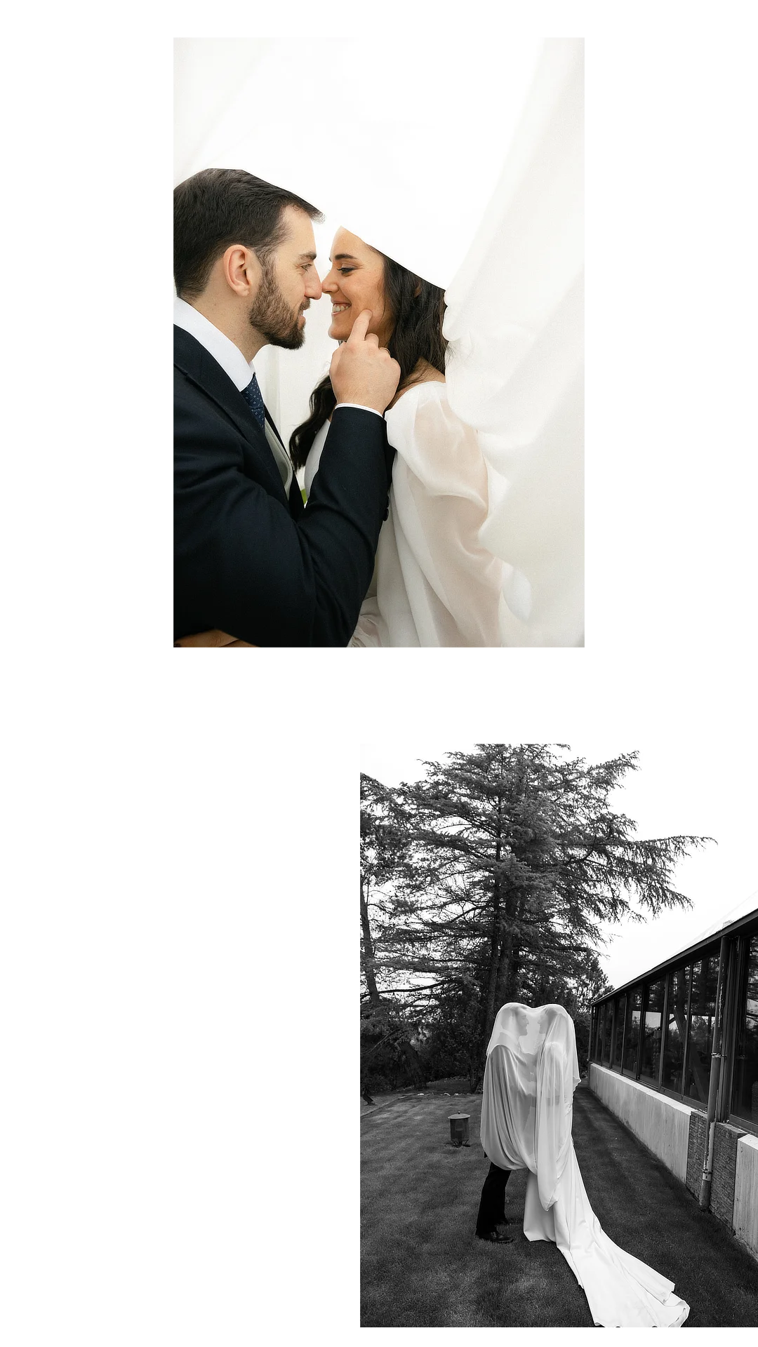 Sesión de pareja en boda en la Sierra de Madrid