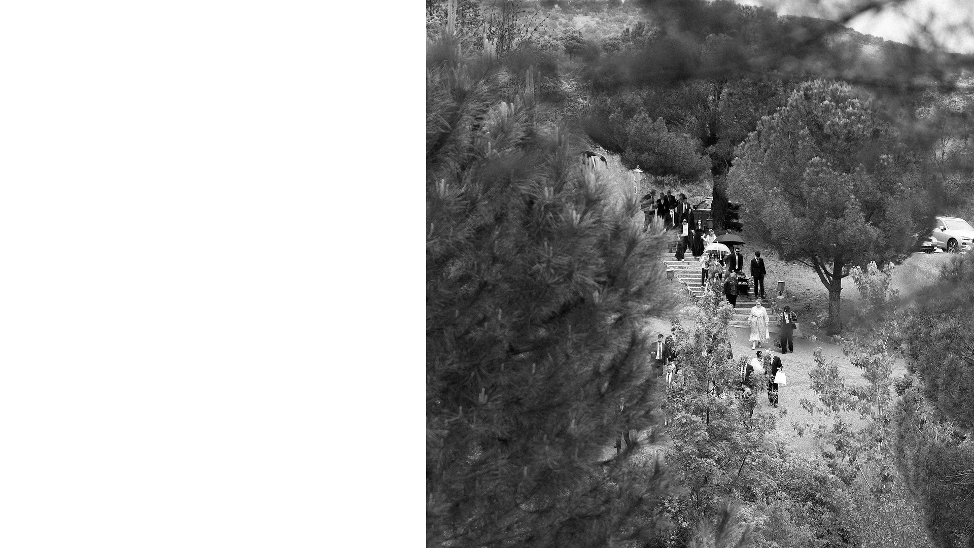 Cóctel de boda elegante en la Sierra de Madrid