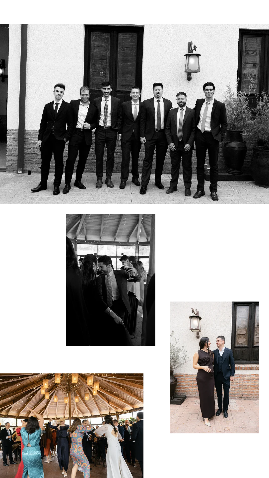 Cóctel de boda elegante en la Sierra de Madrid