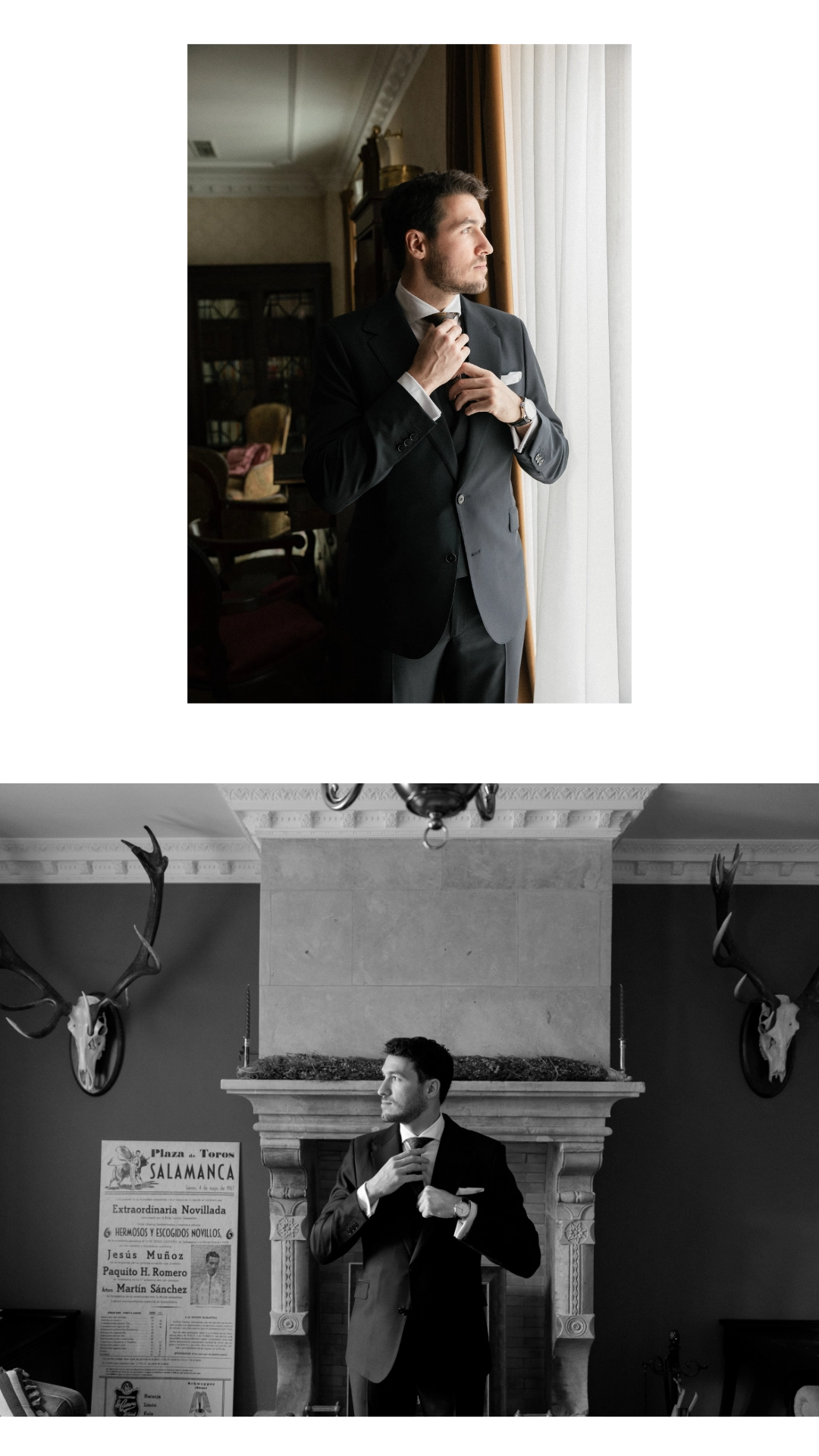 Preparativos de boda en Palacio Carrascalino Salamanca fotografiados por Luis Pizarro